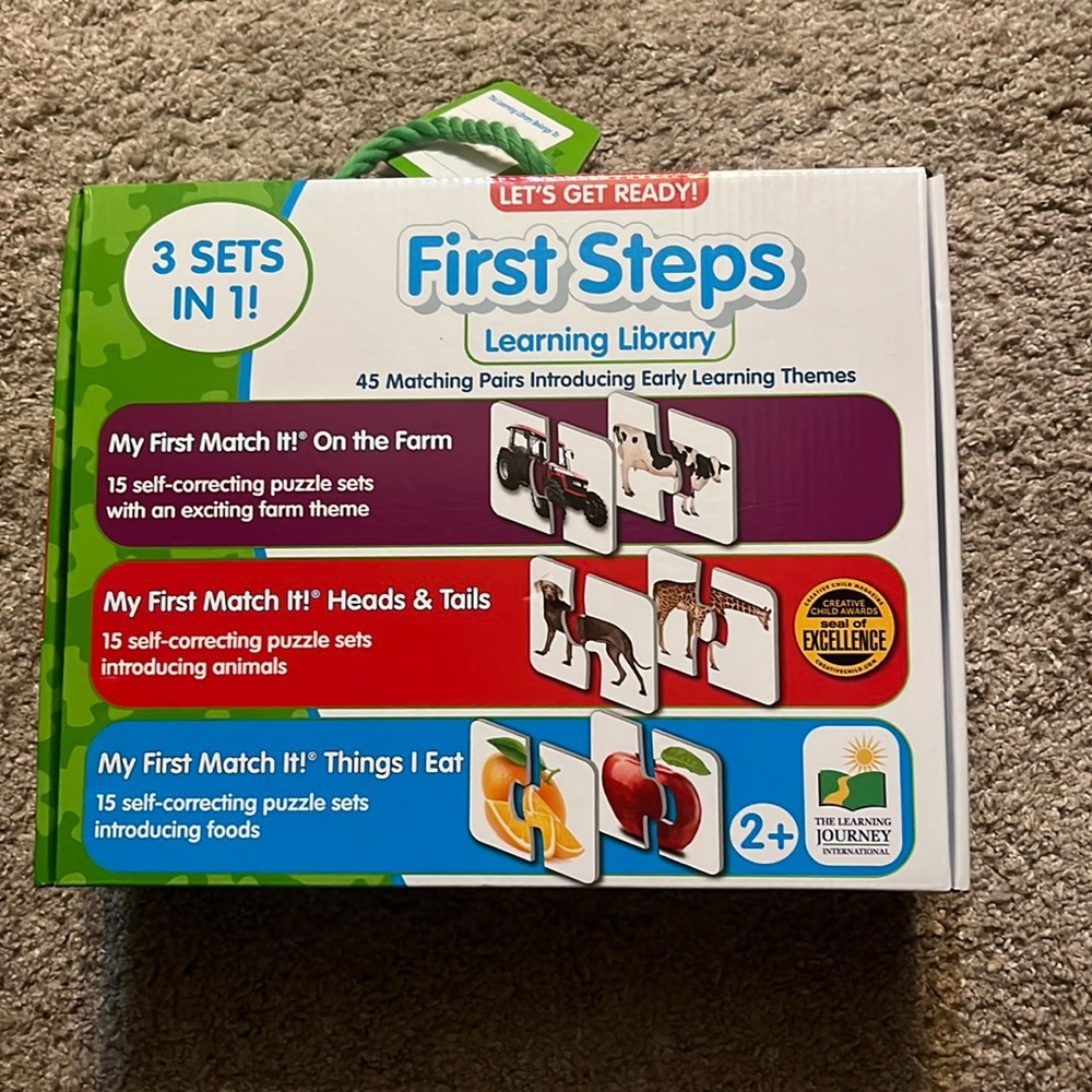 First steps learning library puzzles